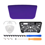 eXtremeRate Purple Replacement Touchpad Cover Compatible with ps5 Controller BDM-010/020/030/040/050, Custom Part Touch Pad Compatible with ps5 Controller - Controller NOT Included - JPF4007G3