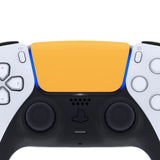 eXtremeRate Caution Yellow Replacement Touchpad Cover Compatible with ps5 Controller BDM-010/020/030/040/050, Custom Part Touch Pad Compatible with ps5 Controller - Controller NOT Included - JPF4008G3