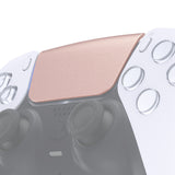 eXtremeRate Metallic Rose Gold Replacement Touchpad Cover Compatible with ps5 Controller BDM-010/020/030/040/050, Custom Part Touch Pad Compatible with ps5 Controller - Controller NOT Included - JPF4040G3