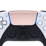 eXtremeRate Metallic Rose Gold Replacement Touchpad Cover Compatible with ps5 Controller BDM-010/020/030/040/050, Custom Part Touch Pad Compatible with ps5 Controller - Controller NOT Included - JPF4040G3