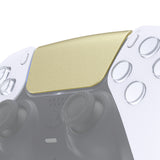 eXtremeRate Metallic Champagne Gold Replacement Touchpad Cover Compatible with ps5 Controller BDM-010/020/030/040/050, Custom Part Touch Pad Compatible with ps5 Controller - Controller NOT Included - JPF4041G3