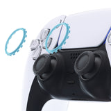 eXtremeRate Heaven Blue Replacement Accessories for PS5 Controller, Custom Accent Rings for PS5 Controller - Controller NOT Included - JPF5012