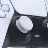 eXtremeRate White Replacement Thumbsticks for PS5 Controller, Custom Analog Stick Joystick Compatible with PS5, for PS4 All Model Controller - JPF606