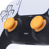 eXtremeRate Caution Yellow Replacement Thumbsticks for PS5 Controller, Custom Analog Stick Joystick Compatible with PS5, for PS4 All Model Controller - JPF610