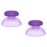 eXtremeRate Clear Atomic Purple Replacement Thumbsticks for PS5 Controller, Custom Analog Stick Joystick Compatible with PS5, for PS4 All Model Controller - JPF625