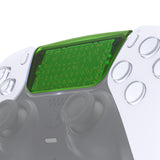 eXtremeRate Clear Green Replacement Touchpad Cover Compatible with ps5 Controller BDM-010/020/030/040/050, Custom Part Touch Pad Compatible with ps5 Controller - Controller NOT Included - JPF8003G3