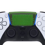 eXtremeRate Clear Green Replacement Touchpad Cover Compatible with ps5 Controller BDM-010/020/030/040/050, Custom Part Touch Pad Compatible with ps5 Controller - Controller NOT Included - JPF8003G3