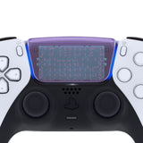 eXtremeRate Clear Atomic Purple Replacement Touchpad Cover Compatible with ps5 Controller BDM-010/020/030/040/050, Custom Part Touch Pad Compatible with ps5 Controller - Controller NOT Included - JPF8005G3