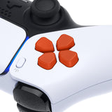 eXtremeRate Ergonomic Split Dpad Buttons (SDP Buttons) for PS5 Controller, Orange Independent Dpad Direction Buttons for PS5 Edge Controller, for PS4 All Model Controller - JPF8014