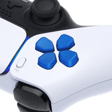 eXtremeRate Ergonomic Split Dpad Buttons (SDP Buttons) for PS5 Controller, Blue Independent Dpad Direction Buttons for PS5 Edge Controller, for PS4 All Model Controller - JPF8015