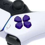 eXtremeRate Ergonomic Split Dpad Buttons (SDP Buttons) for PS5 Controller, Purple Independent Dpad Direction Buttons for PS5 Edge Controller, for PS4 All Model Controller - JPF8017