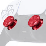 eXtremeRate Custom Red Metal Thumbsticks for PS5 Controller, Replacement Aluminum Analog Stick Joystick for PS4 Controller - Controller NOT Included - JPFC003