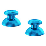 eXtremeRate Custom Blue Metal Thumbsticks for PS5 Controller, Replacement Aluminum Analog Stick Joystick for PS4 Controller - Controller NOT Included - JPFC004