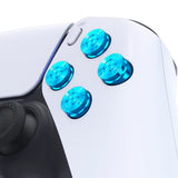 eXtremeRate Blue Metal Dpad ABXY Buttons for PS5 Controller, Custom Replacement Aluminum Action Buttons & Direction Keys for PS5 Controller - Controller NOT Included - JPFD004