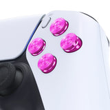 eXtremeRate Purple Metal Dpad ABXY Buttons for PS5 Controller, Custom Replacement Aluminum Action Buttons & Direction Keys for PS5 Controller - Controller NOT Included - JPFD005