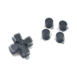 eXtremeRate Two-Tone Gray & Clear Custom Dpad Action Buttons Replacement No Letter Imprint D-pad Face Buttons Compatible with ps5 Controller - JPFG003