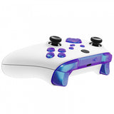 eXtremeRate Chameleon Puple Blue Replacement Buttons for Xbox Series S & Xbox Series X Controller, LB RB LT RT Bumpers Triggers D-pad ABXY Start Back Sync Share Keys for Xbox Series X/S Controller - JX3101