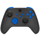 eXtremeRate Blue Replacement Buttons for Xbox Series S & Xbox Series X Controller, LB RB LT RT Bumpers Triggers D-pad ABXY Start Back Sync Share Keys for Xbox Series X/S Controller - JX3105