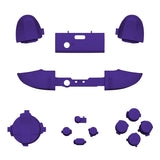 eXtremeRate Purple Replacement Buttons for Xbox Series S & Xbox Series X Controller, LB RB LT RT Bumpers Triggers D-pad ABXY Start Back Sync Share Keys for Xbox Series X/S Controller - JX3107