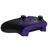 eXtremeRate Purple Replacement Buttons for Xbox Series S & Xbox Series X Controller, LB RB LT RT Bumpers Triggers D-pad ABXY Start Back Sync Share Keys for Xbox Series X/S Controller - JX3107