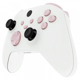 eXtremeRate Cherry Blossoms Pink Replacement Buttons for Xbox Series S & Xbox Series X Controller, LB RB LT RT Bumpers Triggers D-pad ABXY Start Back Sync Share Keys for Xbox Series X/S Controller - JX3112