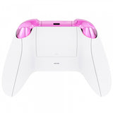 eXtremeRate Chrome Pink Replacement Buttons for Xbox Series S & Xbox Series X Controller, LB RB LT RT Bumpers Triggers D-pad ABXY Start Back Sync Share Keys for Xbox Series X/S Controller  - JX3207