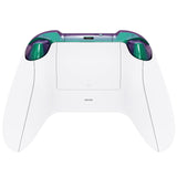 eXtremeRate No Letter Imprint Custom Full Set Buttons for Xbox Series X/S Controller, Chameleon Green Purple Replacement Accessories Bumpers Triggers Dpad ABXY Buttons for Xbox Series X/S, Xbox Core Controller - JX3502