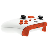 eXtremeRate No Letter Imprint Custom Full Set Buttons for Xbox Series X/S Controller, Orange Replacement Accessories Bumpers Triggers Dpad ABXY Buttons for Xbox Series X/S, Xbox Core Controller - JX3504