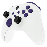 eXtremeRate No Letter Imprint Custom Full Set Buttons for Xbox Series X/S Controller, Purple Replacement Accessories Bumpers Triggers Dpad ABXY Buttons for Xbox Series X/S, Xbox Core Controller - JX3507