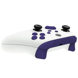 eXtremeRate No Letter Imprint Custom Full Set Buttons for Xbox Series X/S Controller, Purple Replacement Accessories Bumpers Triggers Dpad ABXY Buttons for Xbox Series X/S, Xbox Core Controller - JX3507