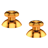 eXtremeRate Custom Gold Metal Thumbsticks for Xbox Series X/S Controller, Concentric Circles Aluminum Alloy Analog Stick for Xbox One S/X, Replacement Joystick for Xbox One Standard Elite Controller - JX3C001