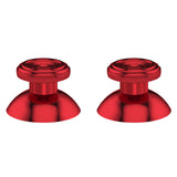 eXtremeRate Custom Red Metal Thumbsticks for Xbox Series X/S Controller, Concentric Circles Aluminum Alloy Analog Stick for Xbox One S/X, Replacement Joystick for Xbox One Standard Elite Controller - JX3C003