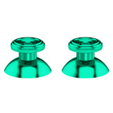 eXtremeRate Custom Green Metal Thumbsticks for Xbox Series X/S Controller, Concentric Circles Aluminum Alloy Analog Stick for Xbox One S/X, Replacement Joystick for Xbox One Standard Elite Controller - JX3C006