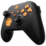 eXtremeRate 9 in 1 Custom Gold Metal Buttons for Xbox Series X/S Controller, Replacement Aluminum Alloy Dpad Start Back Share Button, Home ABXY Bullet Buttons for Xbox Core Controller - JX3D001