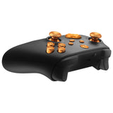 eXtremeRate 11 in 1 Custom Gold Metal Buttons for Xbox Series X/S Controller, Aluminum Alloy Dpad Start Back Share Button, Replacement Thumbsticks, Home ABXY Bullet Buttons for Xbox Core Controller - JX3E001