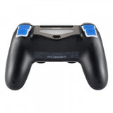 eXtremeRate 1 Pair Blue White Soft Touch L2 R2 Buttons Extention Trigger, Soft Touch Grip Extenders for PS4 Pro PS4 Slim JDM-001 JDM-011 JDM-040 JDM-050 JDM-055 Controller - JYP4S0023