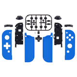 eXtremeRate Blue Joycon Handheld Controller Housing (D-Pad Version) with Full Set Buttons, DIY Replacement Shell Case for NS Switch JoyCon & OLED JoyCon – Console Shell NOT Included - JZP313