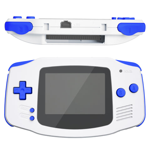 eXtremeRate Blue GBA Replacement Full Set Buttons for Gameboy Advance - Handheld Game Console NOT Included - KAG2005