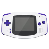 eXtremeRate Purple GBA Replacement Full Set Buttons for Gameboy Advance - Handheld Game Console NOT Included - KAG2007