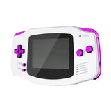 eXtremeRate Chrome Purple GBA Replacement Full Set Buttons for Gameboy Advance - Handheld Game Console NOT Included - KAG3005