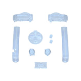 eXtremeRate Clear Glacier Blue GBA Replacement Full Set Buttons for Gameboy Advance - Handheld Game Console NOT Included - KAG4006