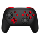 eXtremeRate DIY Replacement Full Set Buttons for Nintendo Switch Pro Controller - Chrome Red - KRD403