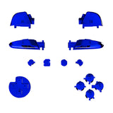 eXtremeRate DIY Replacement Full Set Buttons for Nintendo Switch Pro Controller - Chrome Blue - KRD404