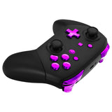 eXtremeRate DIY Replacement Full Set Buttons for Nintendo Switch Pro Controller - Chrome Purple - KRD405