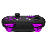 eXtremeRate DIY Replacement Full Set Buttons for Nintendo Switch Pro Controller - Chrome Purple - KRD405