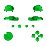 eXtremeRate DIY Replacement Full Set Buttons for Nintendo Switch Pro Controller - Chrome Green - KRD406