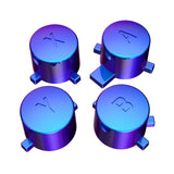 eXtremeRate Chameleon Purple Blue Interchangeable ABXY Buttons for Nintendo Switch Pro Controller, DIY Swappable Replacement ABXY for NS Pro Controller- Controller NOT Included - KRH601