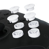 eXtremeRate White Interchangeable ABXY Buttons for Nintendo Switch Pro Controller, DIY Swappable Replacement ABXY for NS Pro Controller- Controller NOT Included - KRH603