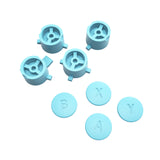 eXtremeRate Heaven Blue Interchangeable ABXY Buttons for Nintendo Switch Pro Controller, DIY Swappable Replacement ABXY for NS Pro Controller- Controller NOT Included - KRH606