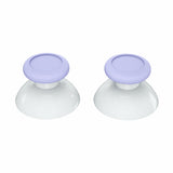 eXtremeRate Light Violet & White Dual-color Replacement 3D Joystick Thumbsticks, Analog Thumb Sticks with Phillips Screwdriver for Nintendo Switch Pro Controller - KRM508